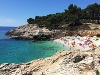 Pláž na Istrii