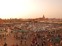 Jemaa el Fna - námestie v Marrakéši