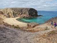 Playa Papagayo, Lanzarote, Španielsko