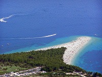 Zlatni Rat, Brač, Chorvátsko 