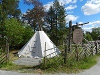 skanzen sámskej dediny, Karasjok, Nórsko