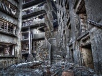 mesto duchov Gunkanjima, Japonsko