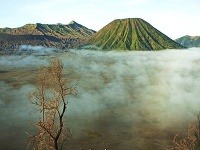 Sopky Bromo a Batok, Jáva, Indonézia