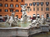 Fontana di Nettuno, Piazza Navona, Rím
