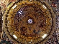 Freska Víťazstvo svätého mena Ježišovho, Kostol najsvätejšieho mena Ježišovho, Rím