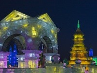 Festival ľadových sôch, Harbin, Čína