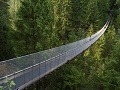 Závesný most Capilano v Kanade