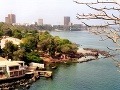 Záliv v meste Dakar,