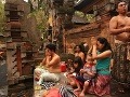 Modlenie Hinduistov, ostrov Bali,
