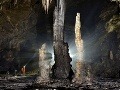Podzemné jaskynné útvary vyrážajú dych, jaskyňa Er Wang Dong, Čína