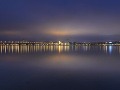 Nočný pohľad na Dnepropetrovsk