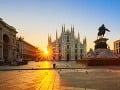 Miláno, námestie s katedrálou