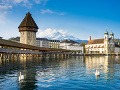 Kapellbrücke, Luzern, Švajčiarsko