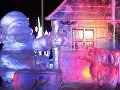 Ľadové sochy už majú
