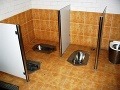 Moderné verejné záchody. Autor