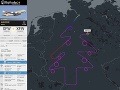 Nemecký pilot letel trasou
