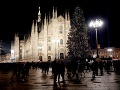 Vianočný stromček pred katedrálou