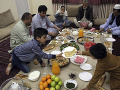 Tradičné spoločné stolovanie afgánskej