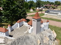 Model hradu Vršatec v