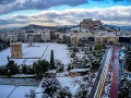 Zasnežené Atény