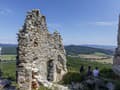 Zrúcanina hradu Gýmeš leží