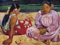 Tahiťanky na pláži, 1891