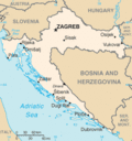 Chorvátsko,mapa
