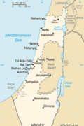 Mapa - Izrael