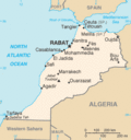 mapa Maroka