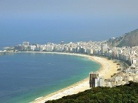 pláž Copacabana, Rio de Janeiro, Brazília