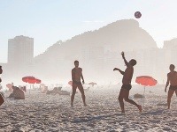 pláž Copacabana, Rio de Janeiro, Brazília