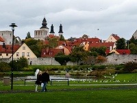 Almedalen Park, Visby, Švédsko