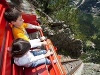 lanovka Gelmerbahn, Švajčiarsko lanovka Gelmerbahn, Švajčiarsko