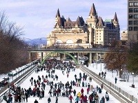 Rideau Canal Skateway, Ottawa, Kanada