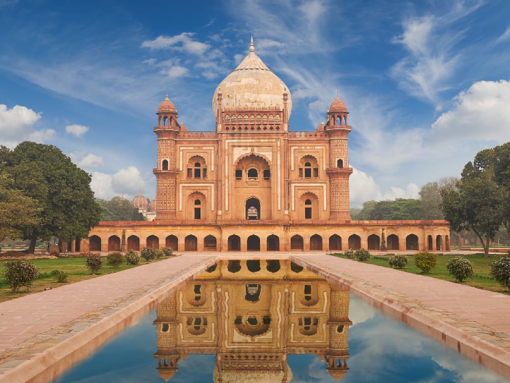 Humájúnova hrobka, Dillí, India