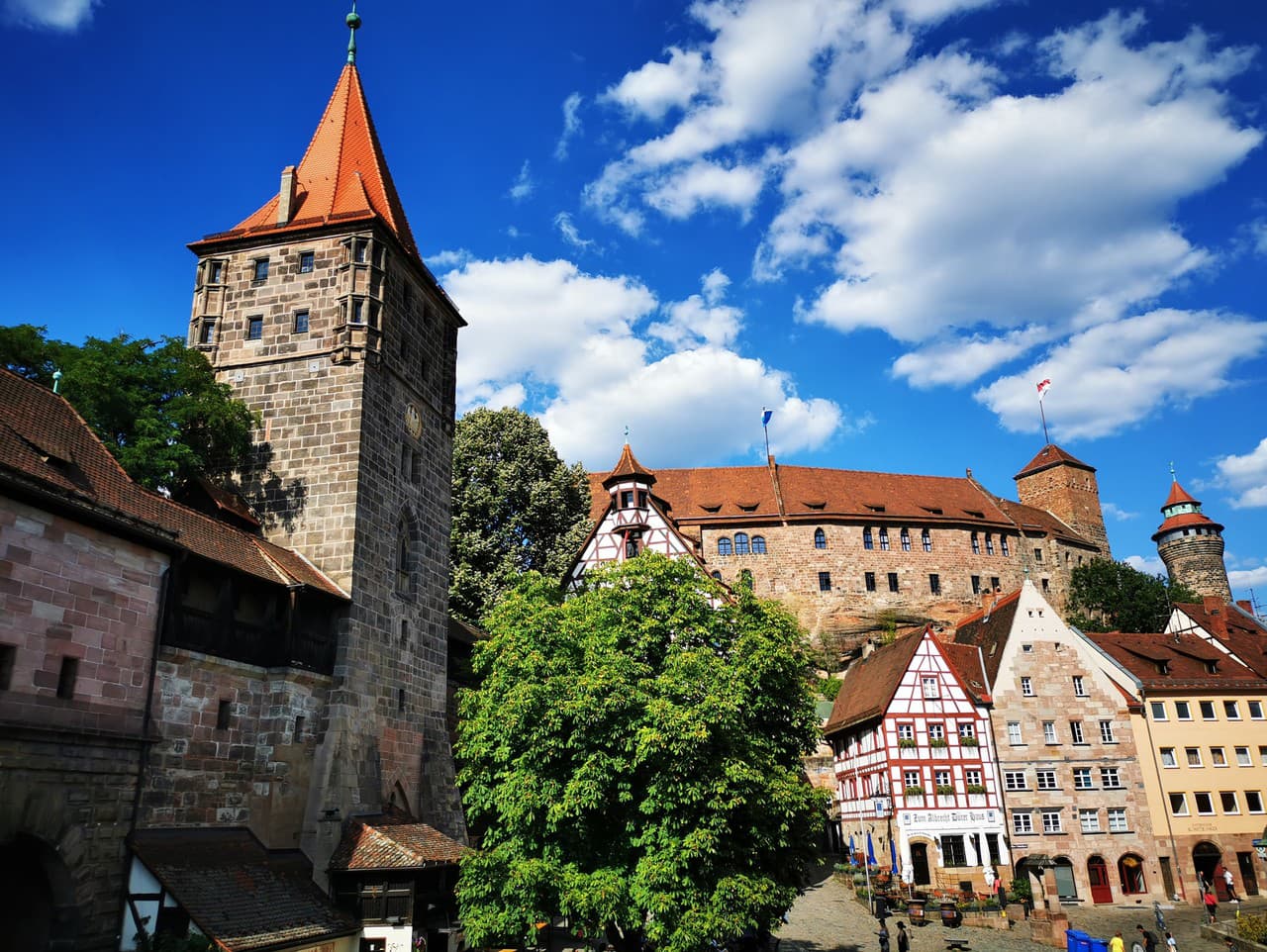 Pohľad na hrad z Domu Albrechta Dürera
