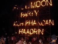 Party pri oslavách splnu mesiaca, Hadd Rin, Thajsko
