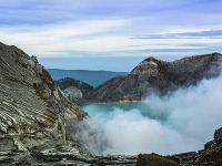 Sírne jazero, Sopka Kawah Ijen, Indonézia