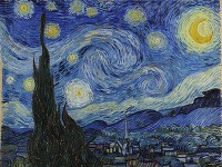 Hviezdna noc, Vincent van Gogh, New York, USA