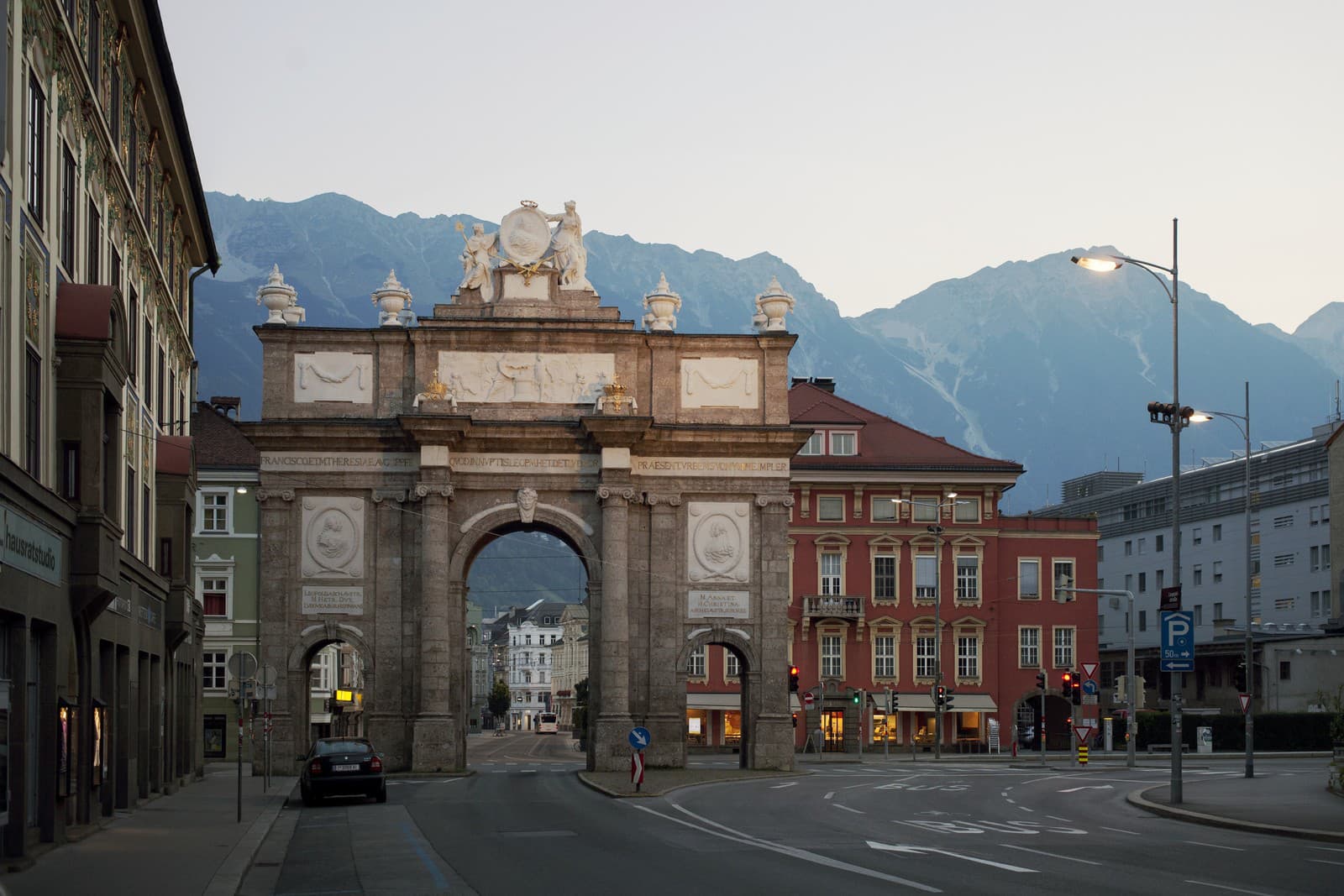 Víťaznný oblúk v Innsbrucku