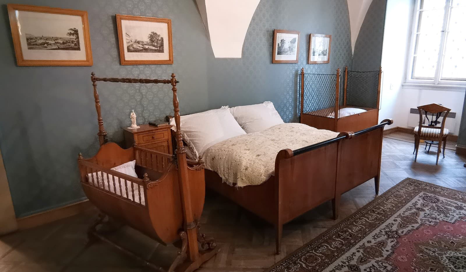 Spálňa, kde sa narodil Bedřich Smetana