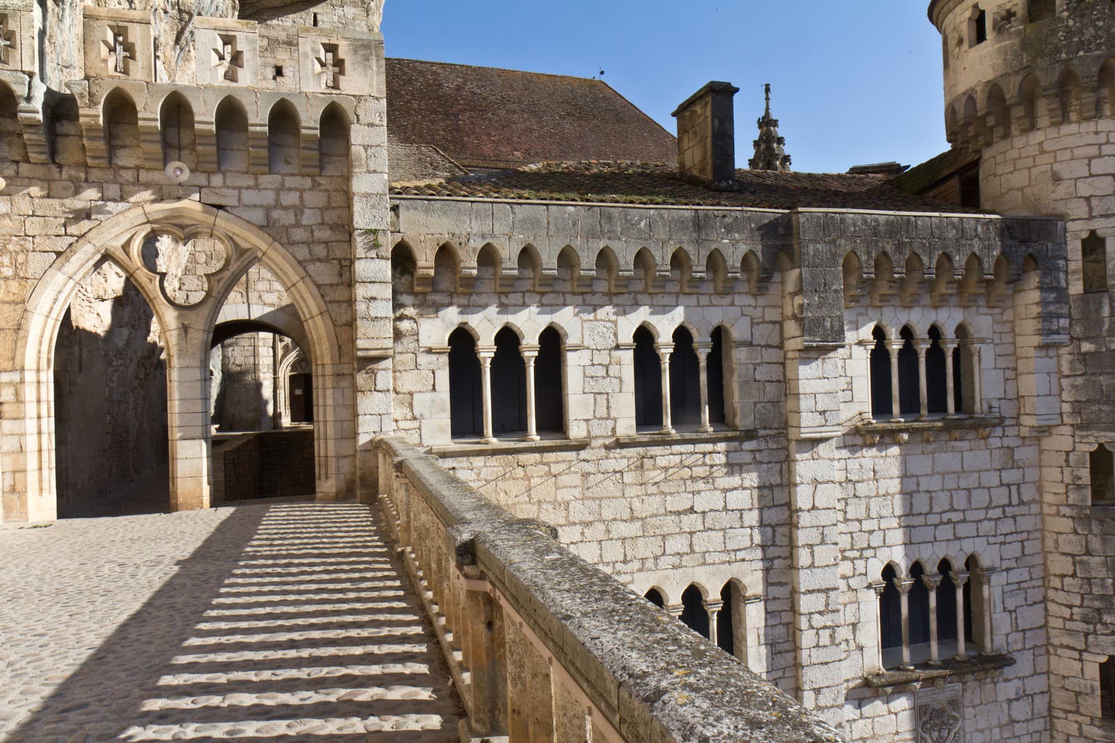 Francúzske skalné mesto Rocamadour: