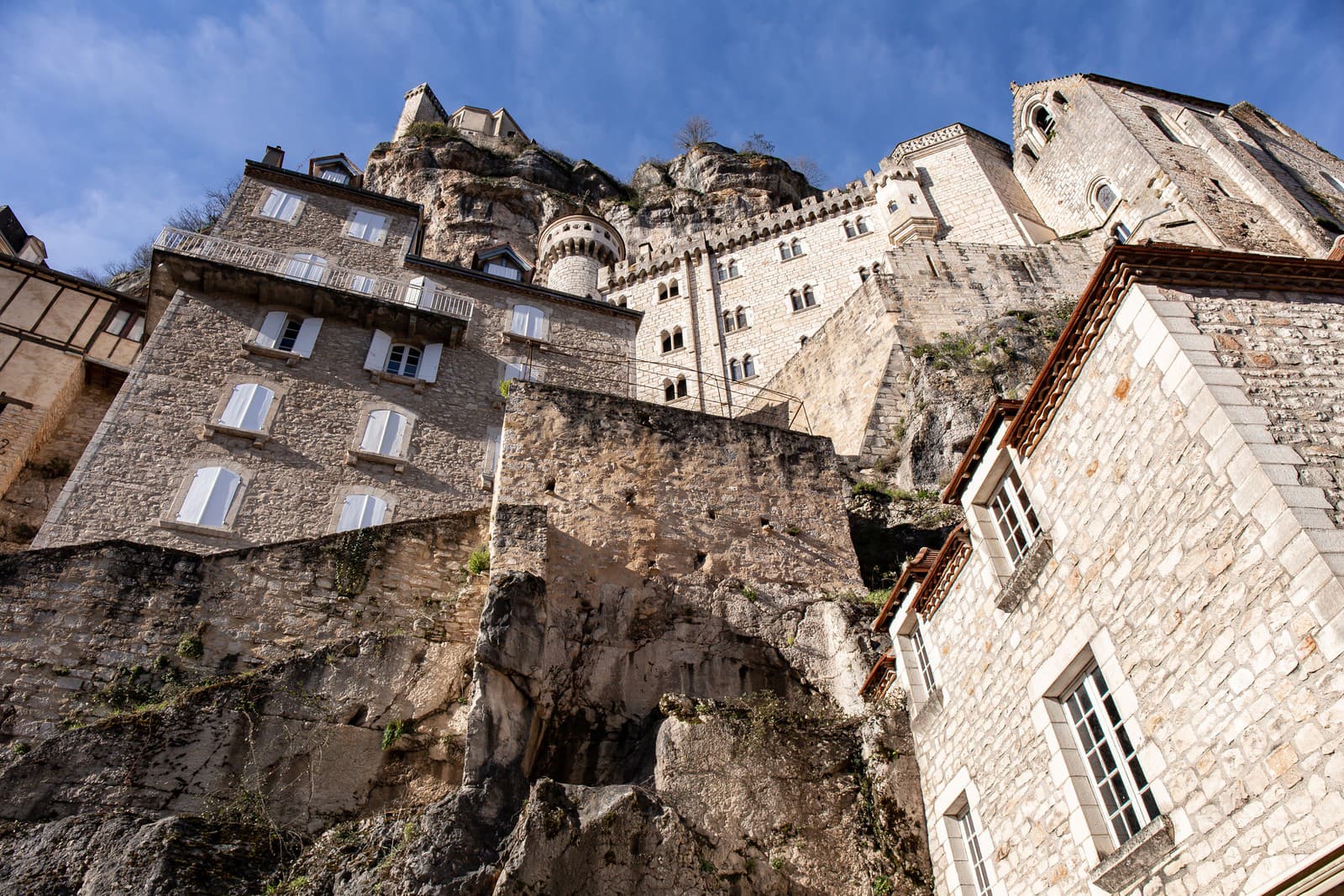 Francúzske skalné mesto Rocamadour: