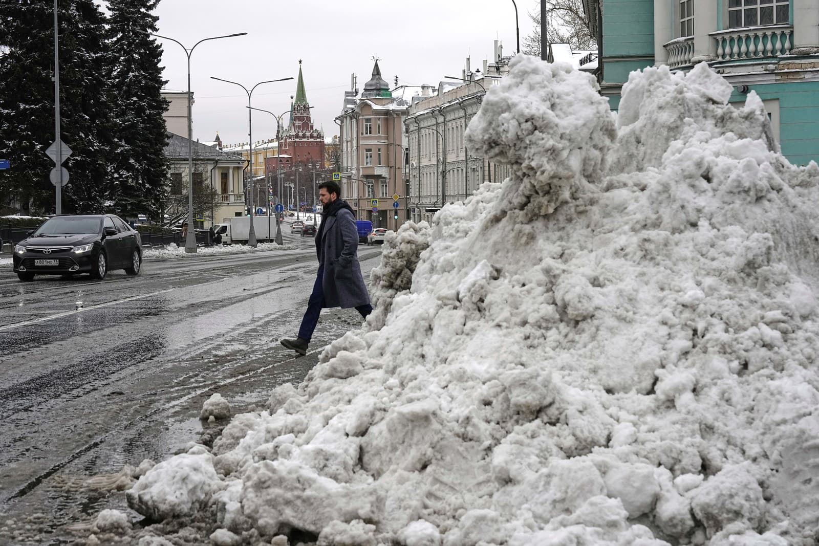 Зима в России без