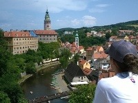 Český Krumlov, Vltava, Česká republika