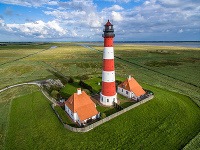 Maják Westerheversand vo Šlezvicko-Holštajnsku, Nemecko