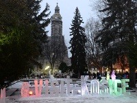 Ľadové sochy už majú aj v Košiciach