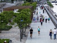 Promenáda pri rieke Vistule