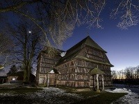 Drevený artikulárny kostol v Hronseku, ktorý je zapísaný do Zoznamu svetového kultúrneho a prírodného dedičstva UNESCO