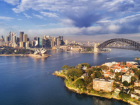 Prístavný most v Sydney,